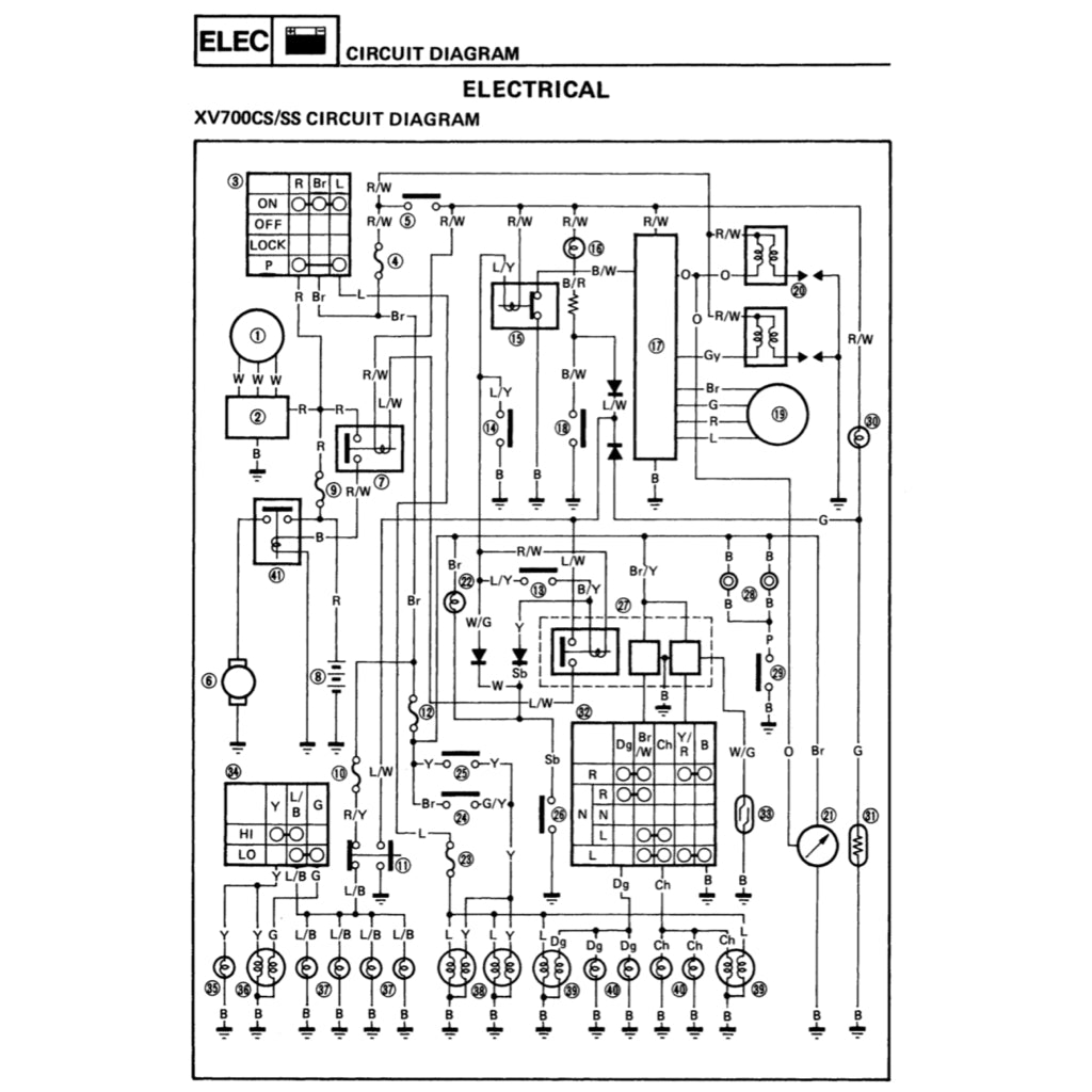 YAMAHA VIRAGO XV 700/750/1000/1100 (1985-1999) SERVICE WORKSHOP MANUAL + OWNER'S MANUAL - Image 5
