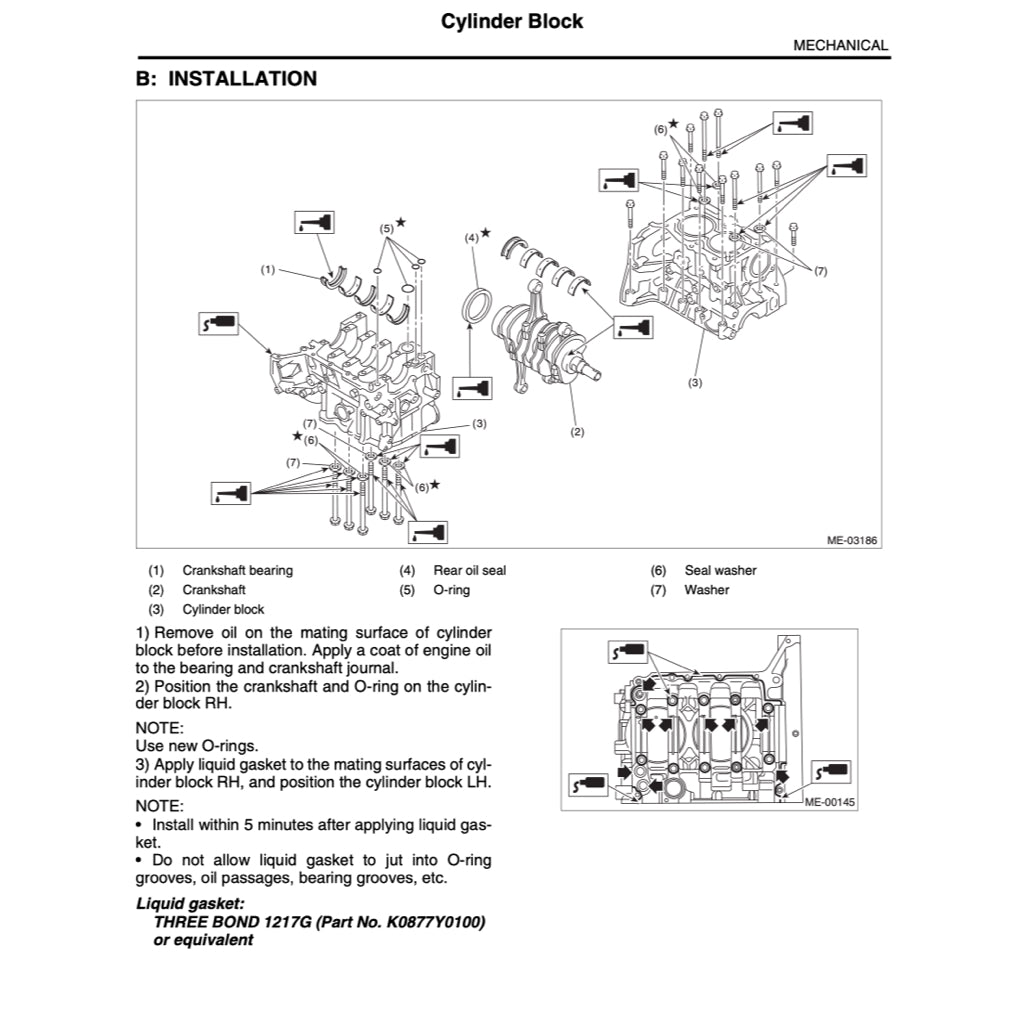 SUBARU LEGACY BL/BP (2003-2009) SERVICE WORKSHOP MANUAL - Image 3