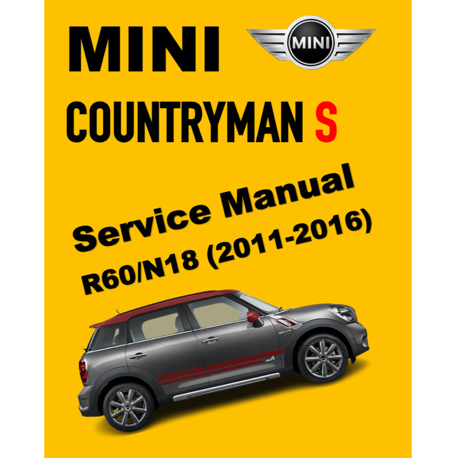 MINI COUNTRYMAN COOPER S R60 / N18 (2010-2016) SERVICE WORKSHOP MANUAL - Image 2