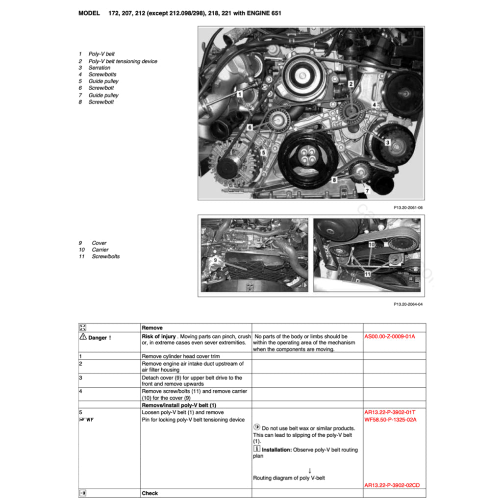 MERCEDES BENZ ENGINE OM651 SERVICE REPAIR MANUAL - Image 3
