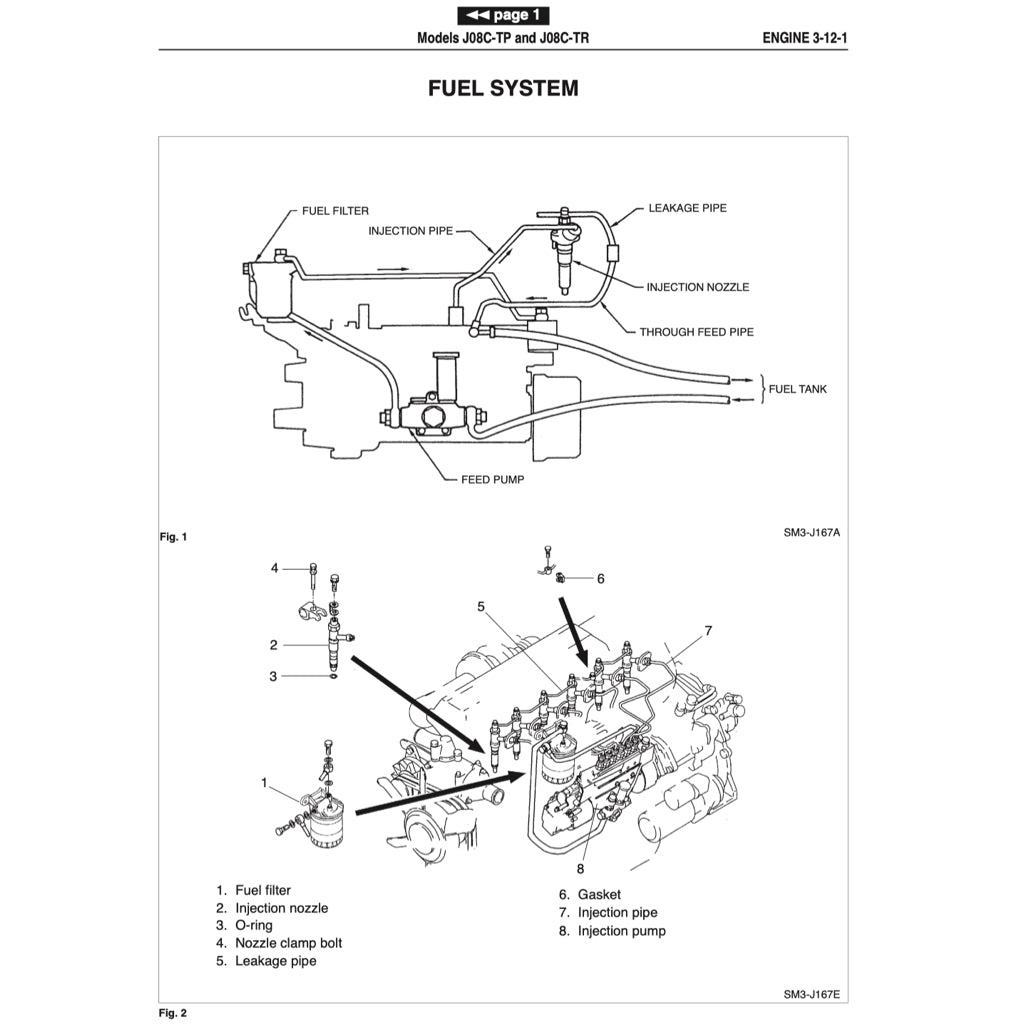 HINO ENGINE J08C-TP/TR WORKSHOP SERVICE REPAIR MANUAL - Image 8
