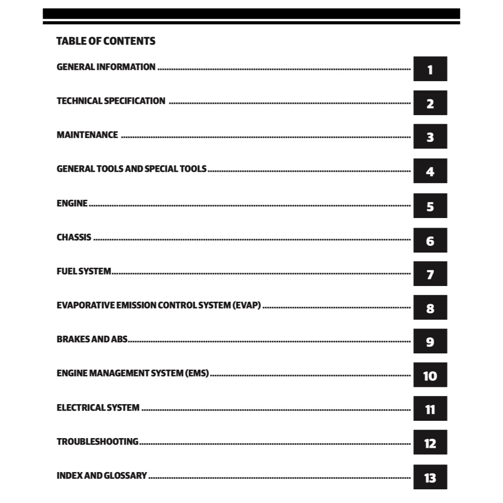ROYAL ENFIELD CONTINENTAL GT TWIN 650 (2017-2023) SERVICE WORKSHOP MANUAL + OWNER'S MANUAL - Image 3