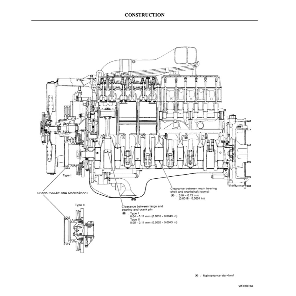 NISSAN UD DIESEL ENGINE PF6/PF6T/PFT6TA/PF6TB/PF6TC SERVICE REPAIR MANUAL - Image 3