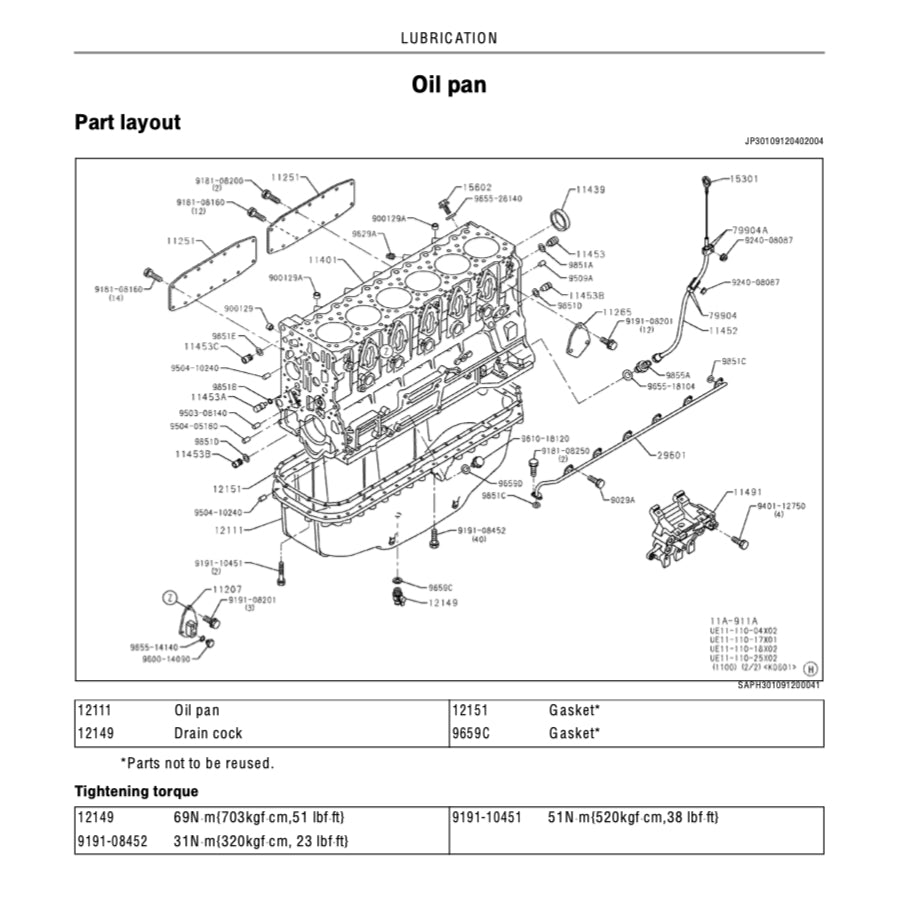 HINO ENGINE P11C WORKSHOP SERVICE REPAIR MANUAL + PARTS CATALOGUE - Image 5