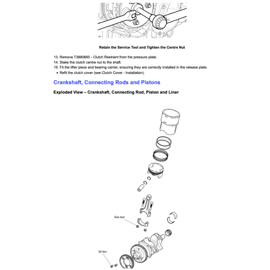 TRIUMPH TIGER EXPLORER 800 XR/XRX/XRT (2017-2021) SERVICE WORKSHOP MANUAL + OWNER'S MANUAL - Image 9