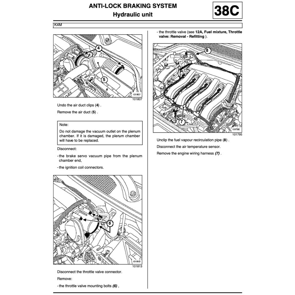 RENAULT SCENIC II J84 (2003-2009) SERVICE WORKSHOP MANUAL - Image 6