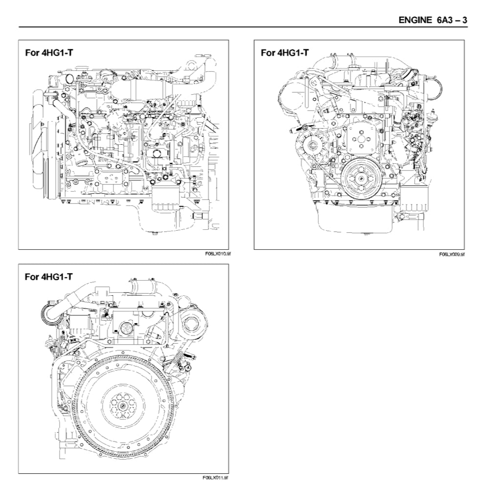 ISUZU ENGINE 4H SERIES (4HF1/G1/G1T/EI-T/EI-TC) SERVICE WORKSHOP MANUAL - Image 5