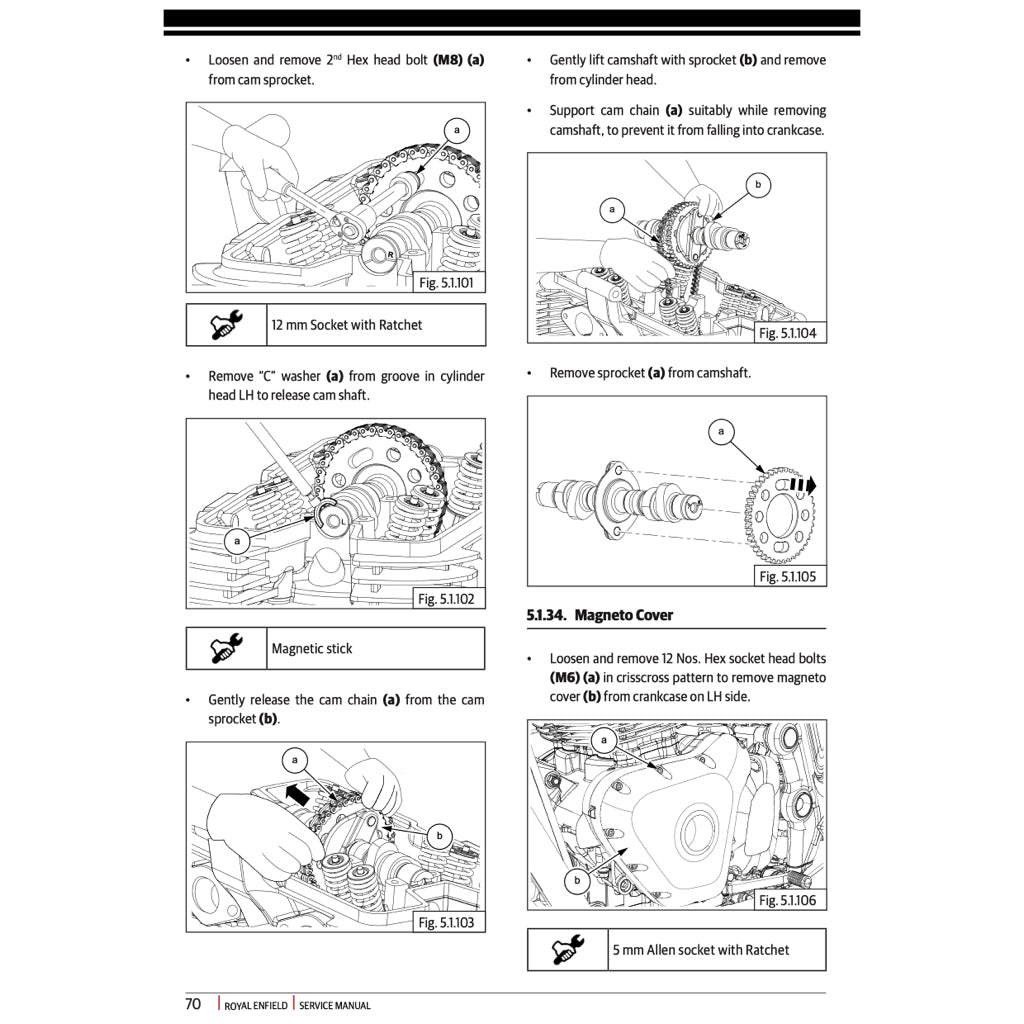 ROYAL ENFIELD INTERCEPTOR TWIN 650 (2018-2023) SERVICE WORKSHOP MANUAL + OWNER'S MANUAL - Image 6