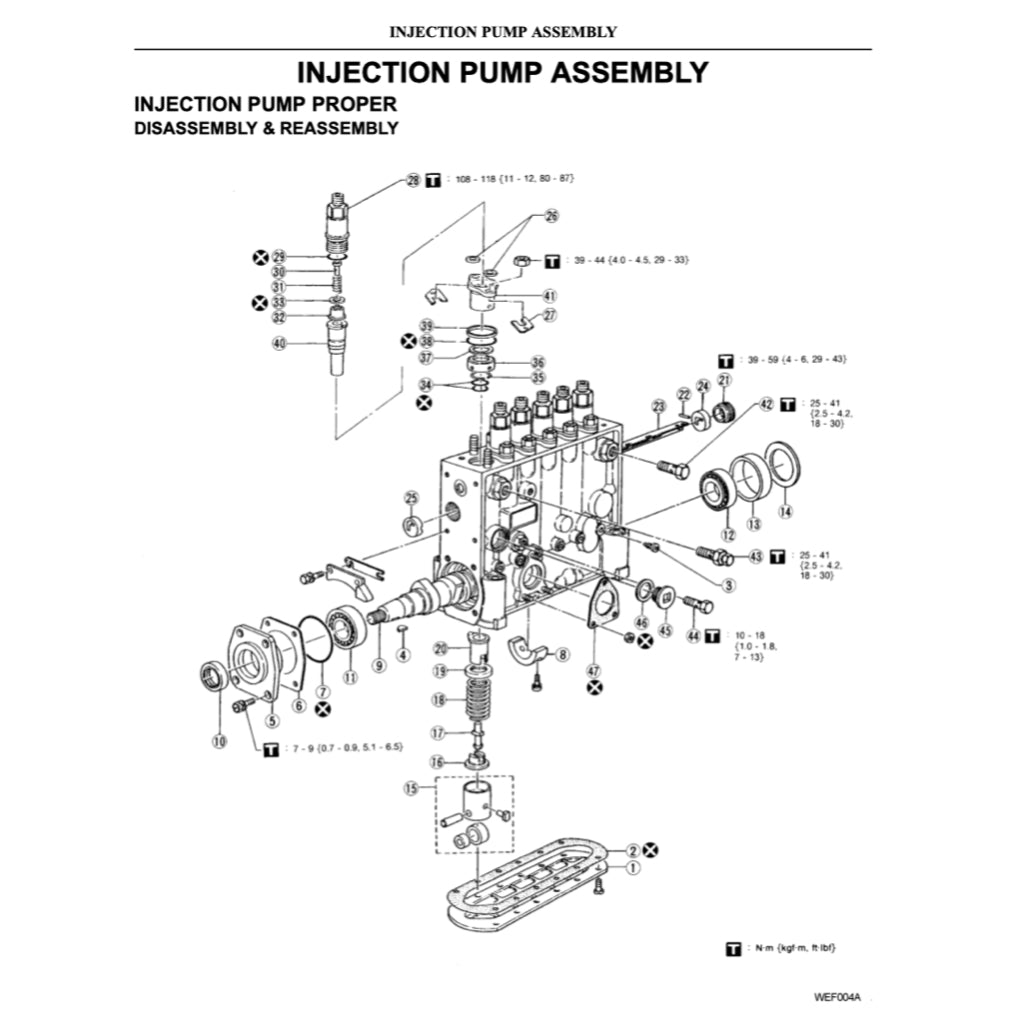 NISSAN UD DIESEL ENGINE PF6/PF6T/PFT6TA/PF6TB/PF6TC SERVICE REPAIR MANUAL - Image 7