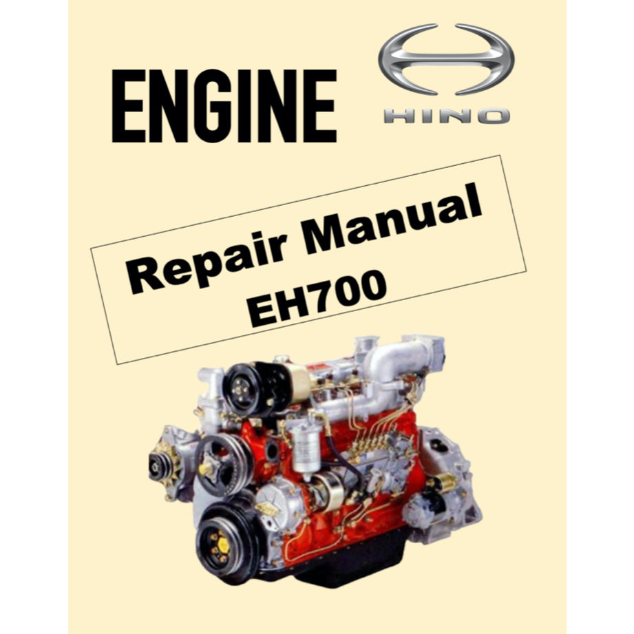 HINO ENGINE EH700 WORKSHOP SERVICE REPAIR MANUAL + PARTS CATALOGUE - Image 2