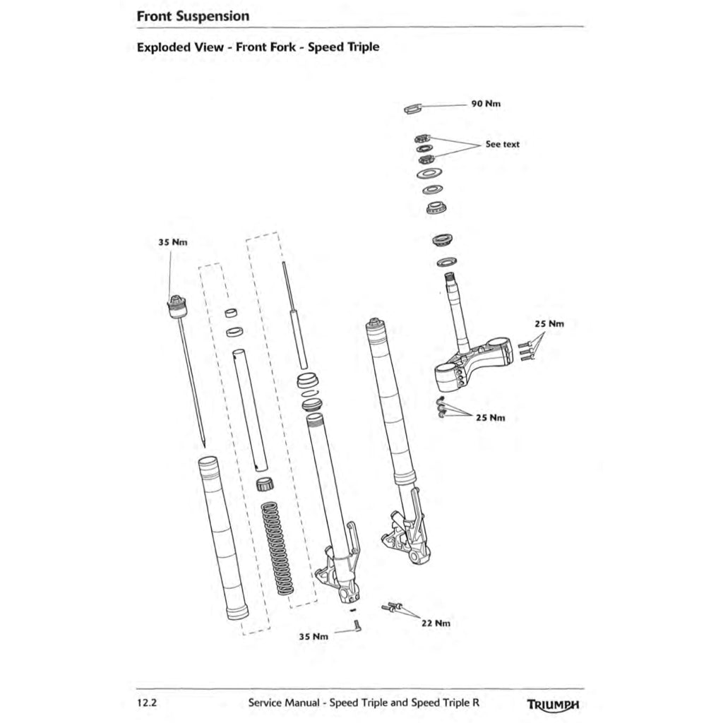 TRIUMPH SPEED TRIPLE/ R 1050 (2011-2016) SERVICE WORKSHOP MANUAL + OWNER'S MANUAL - Image 9