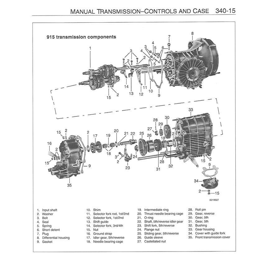 PORSCHE 911 CARRERA (1984-1989) SERVICE WORKSHOP MANUAL + PARTS CATALOGUE - Image 8