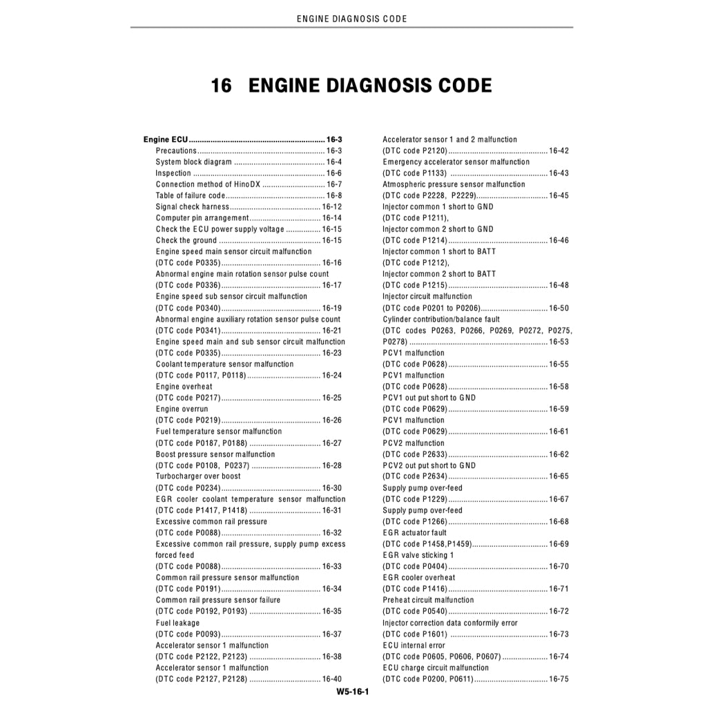 HINO ENGINE P11C WORKSHOP SERVICE REPAIR MANUAL + PARTS CATALOGUE - Image 8