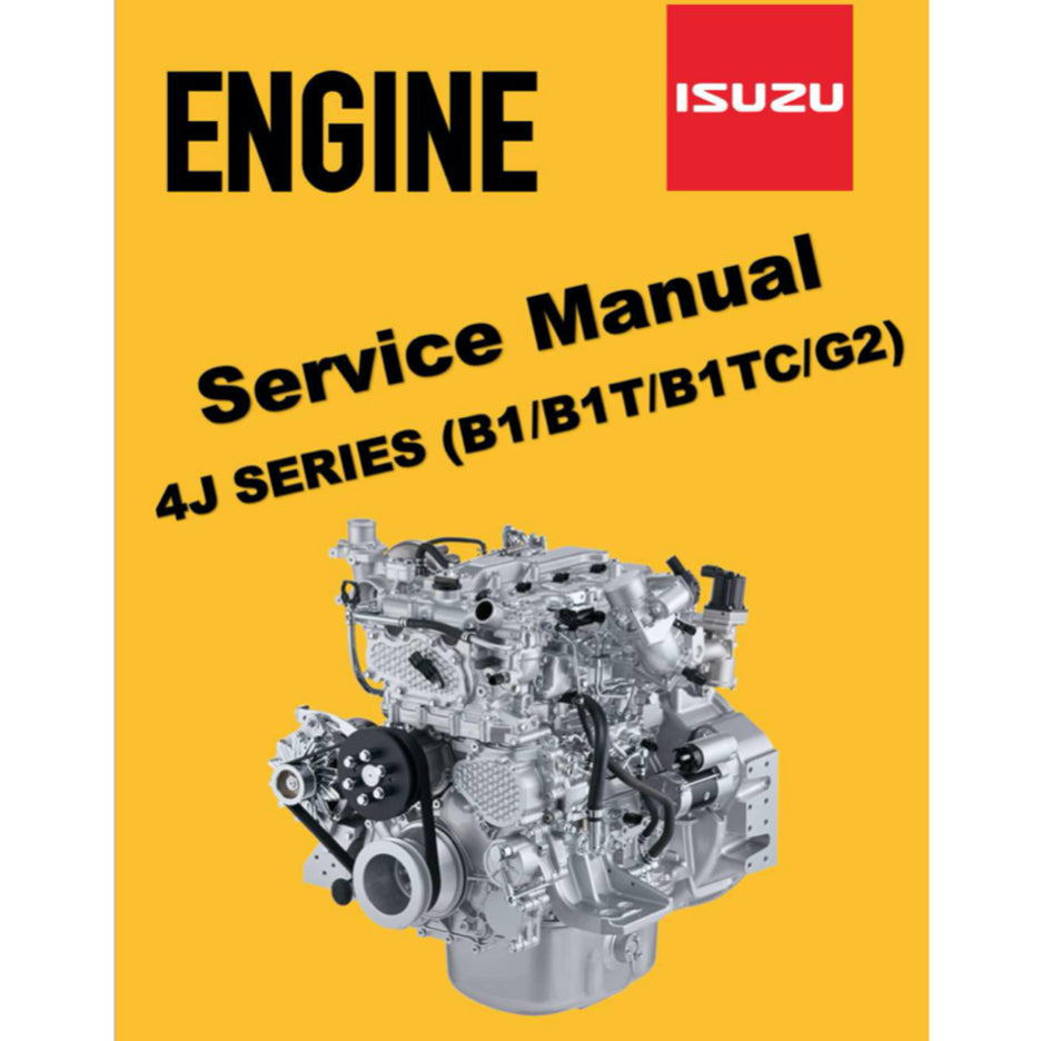 ISUZU ENGINE 4J SERIES (B1/B1T/B1TC/G2) SERVICE WORKSHOP MANUAL - Image 2