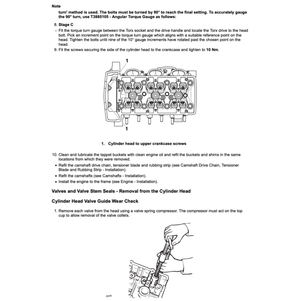 TRIUMPH TIGER EXPLORER 800 XR/XRX/XRT (2017-2021) SERVICE WORKSHOP MANUAL + OWNER'S MANUAL - Image 7