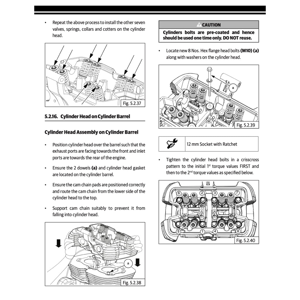 ROYAL ENFIELD INTERCEPTOR TWIN 650 (2018-2023) SERVICE WORKSHOP MANUAL + OWNER'S MANUAL - Image 10