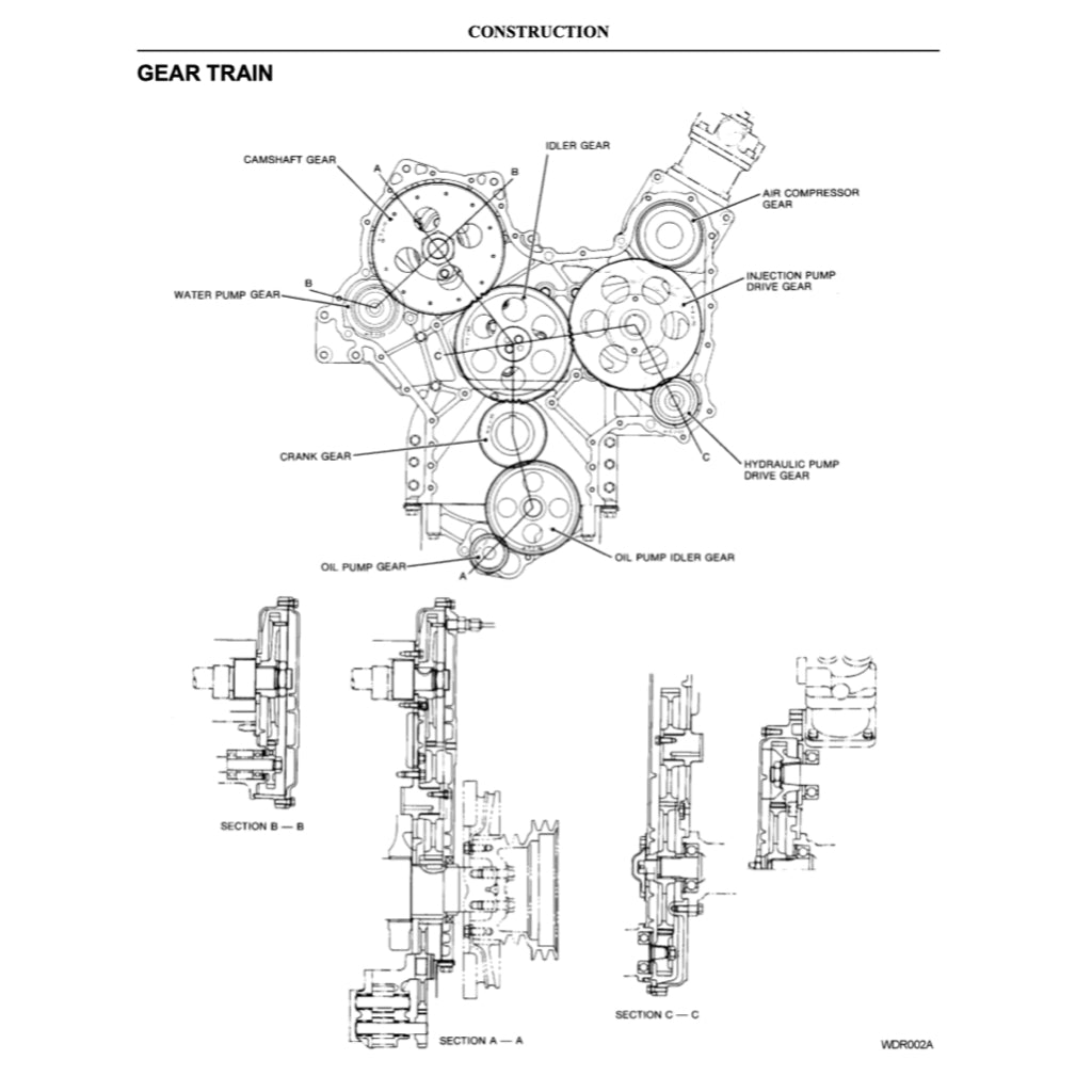 NISSAN UD DIESEL ENGINE PF6/PF6T/PFT6TA/PF6TB/PF6TC SERVICE REPAIR MANUAL - Image 10