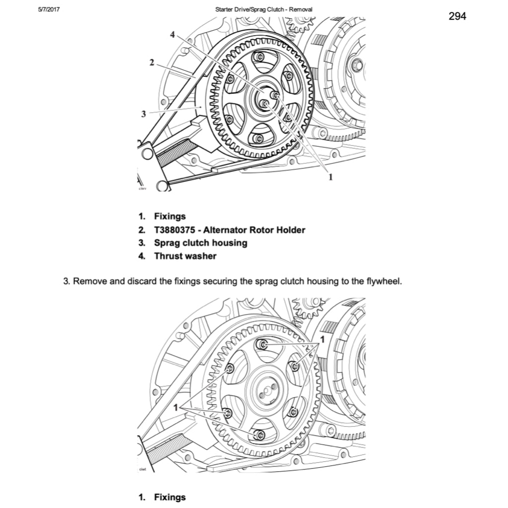 TRIUMPH THRUXTON R 1200 (2016-2023) SERVICE WORKSHOP MANUAL + OWNER'S MANUAL - Image 9