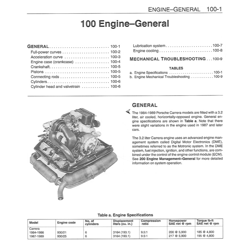 PORSCHE 911 CARRERA (1984-1989) SERVICE WORKSHOP MANUAL + PARTS CATALOGUE - Image 4