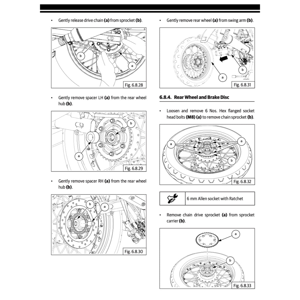 ROYAL ENFIELD CONTINENTAL GT TWIN 650 (2017-2023) SERVICE WORKSHOP MANUAL + OWNER'S MANUAL - Image 8