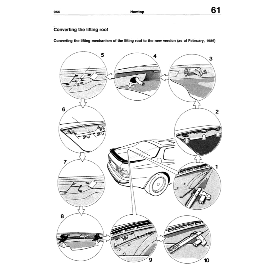 PORSCHE 944 (1982-1991) SERVICE WORKSHOP MANUAL + PARTS CATALOGUE - Image 3