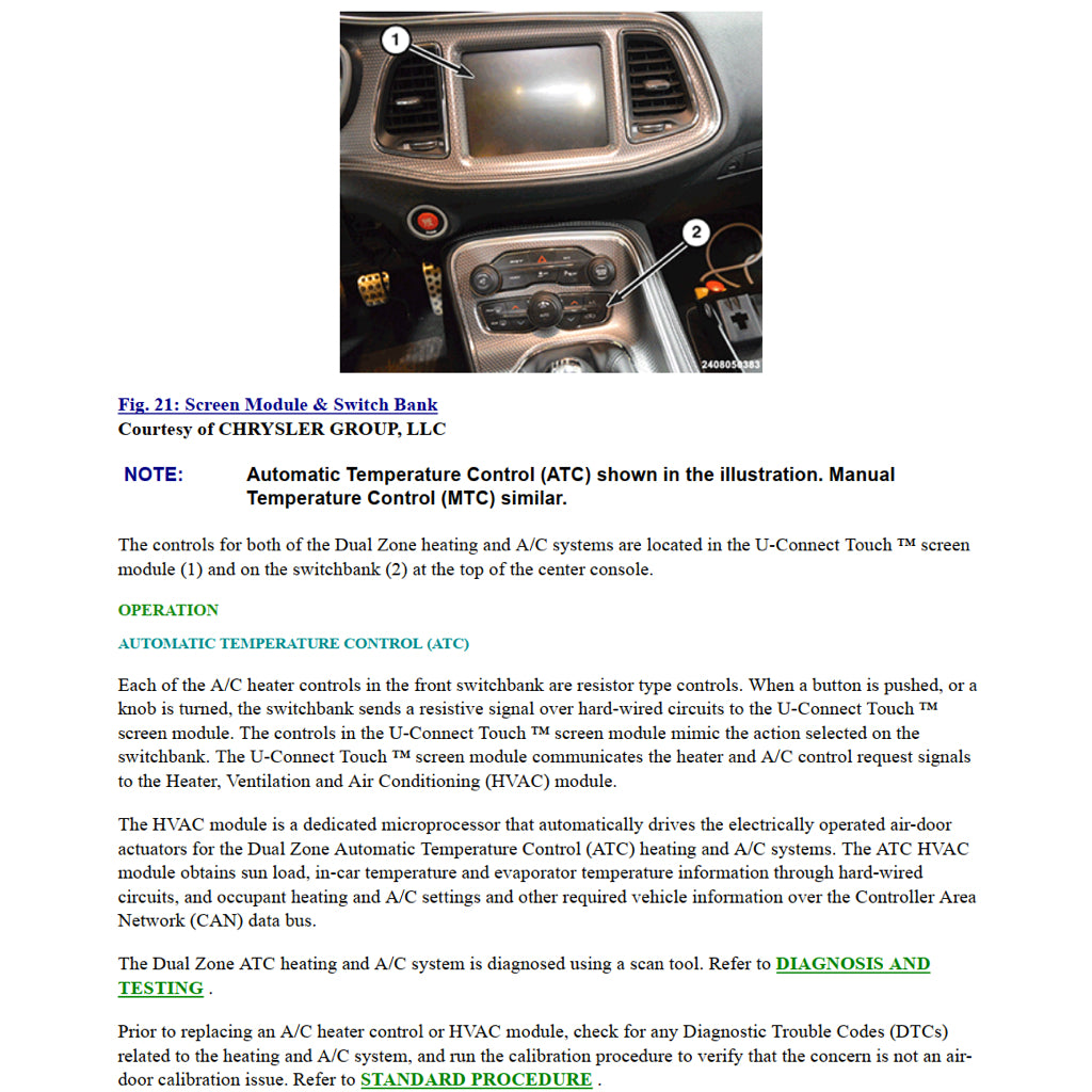 DODGE CHALLENGER III (2008-2020) SERVICE WORKSHOP MANUAL - Image 7