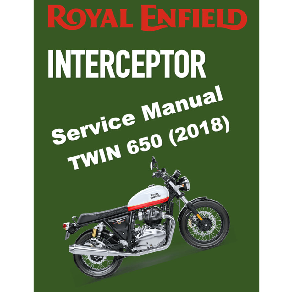 ROYAL ENFIELD INTERCEPTOR TWIN 650 (2018-2023) SERVICE WORKSHOP MANUAL + OWNER'S MANUAL - Image 2