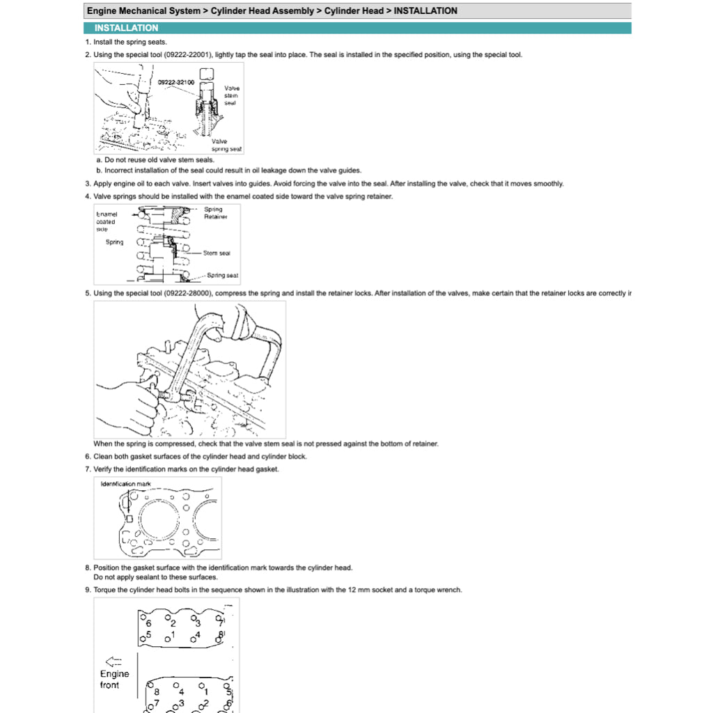 HYUNDAI SONATA EF (1998-2004) SERVICE WORKSHOP MANUAL - Image 3