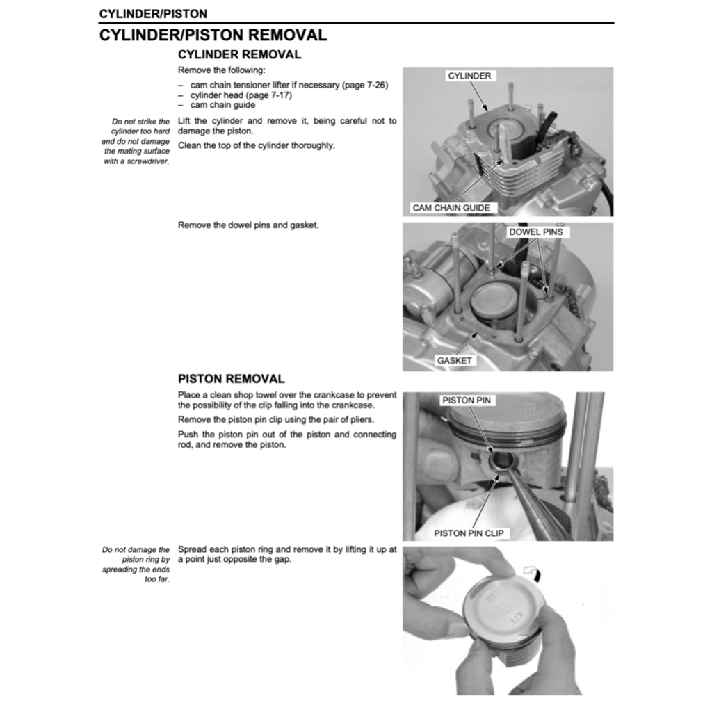 HONDA CGL125 WH-A (2006-2015) SERVICE WORKSHOP MANUAL + PARTS CATALOGUE - Image 7