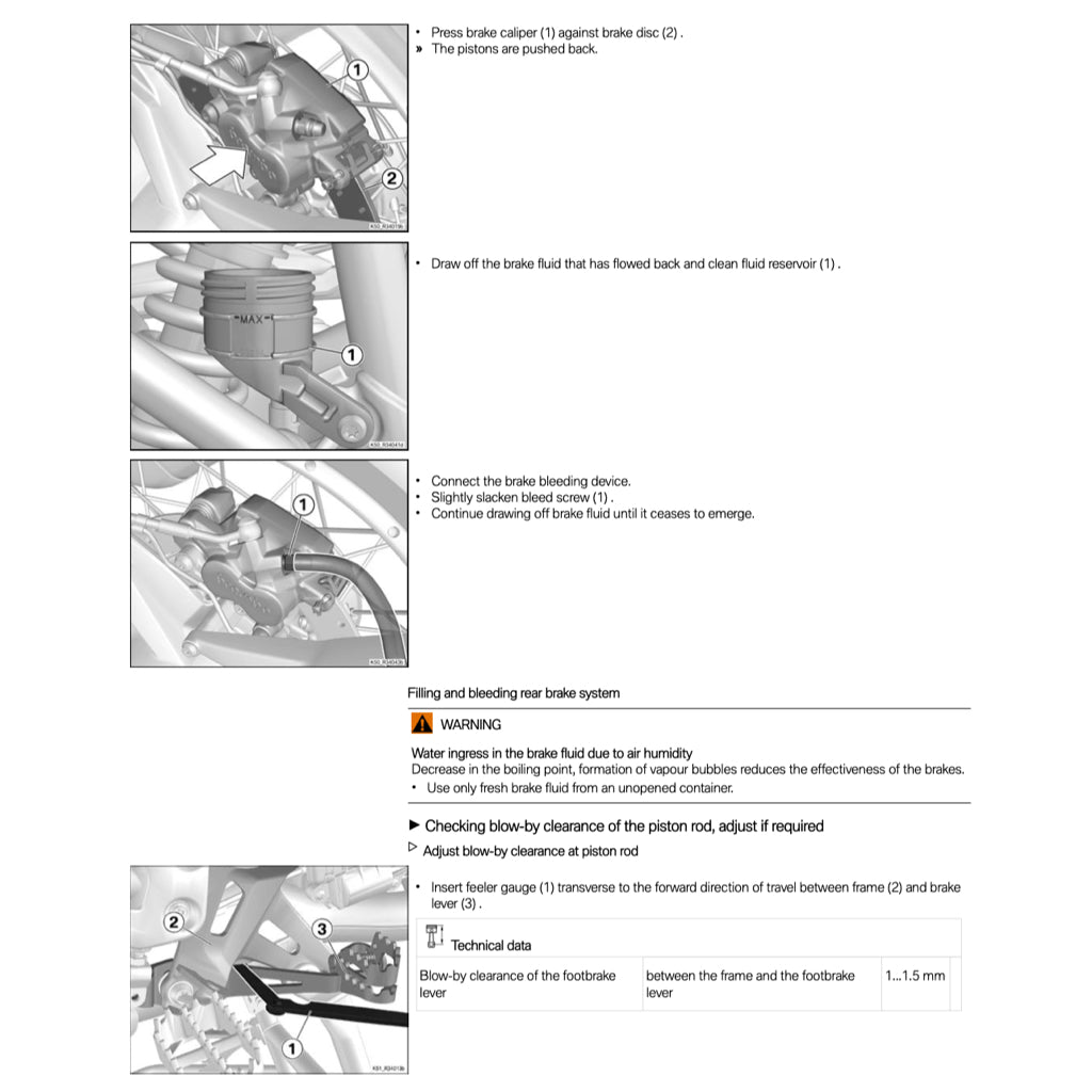 BMW R1200GS ADVENTURE K51 (2014-2019) SERVICE WORKSHOP MANUAL + PARTS CATALOGUE + OWNER'S MANUAL - Image 9