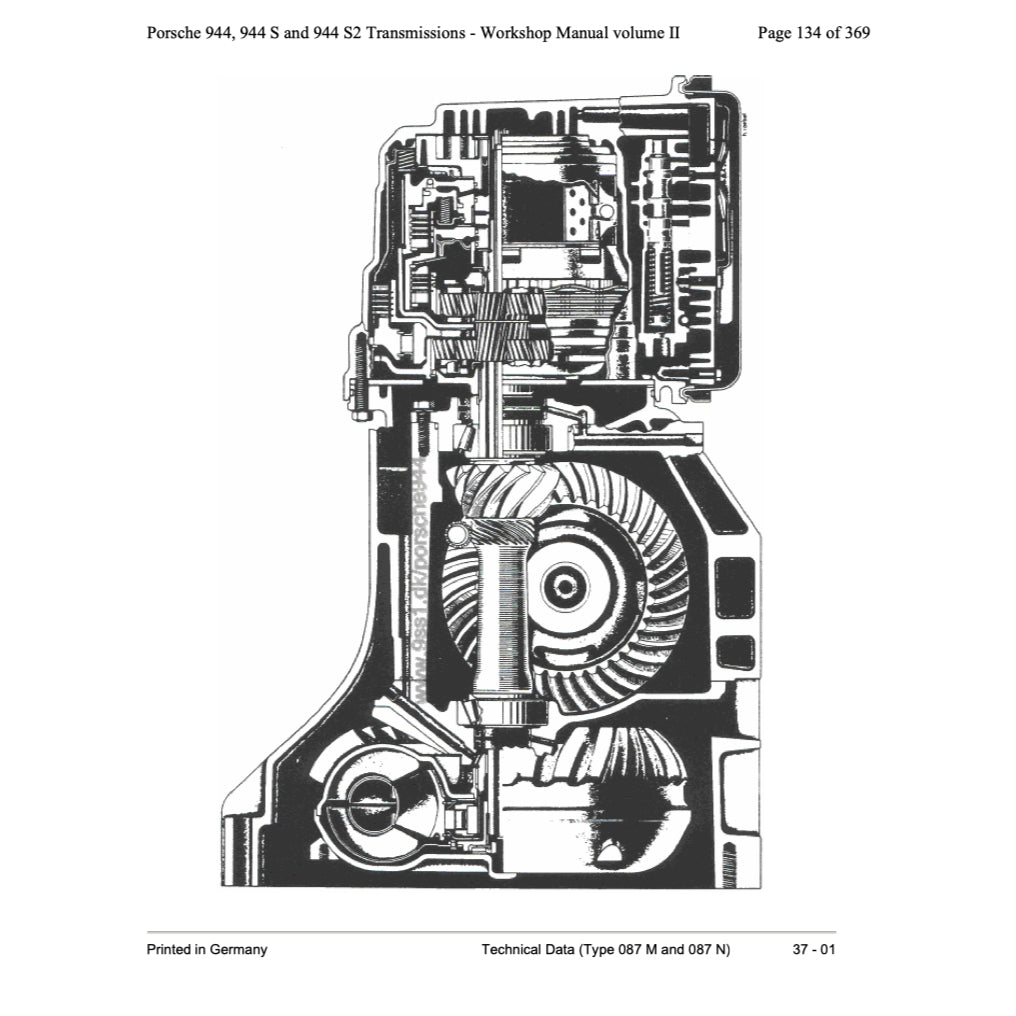 PORSCHE 944 (1982-1991) SERVICE WORKSHOP MANUAL + PARTS CATALOGUE - Image 5