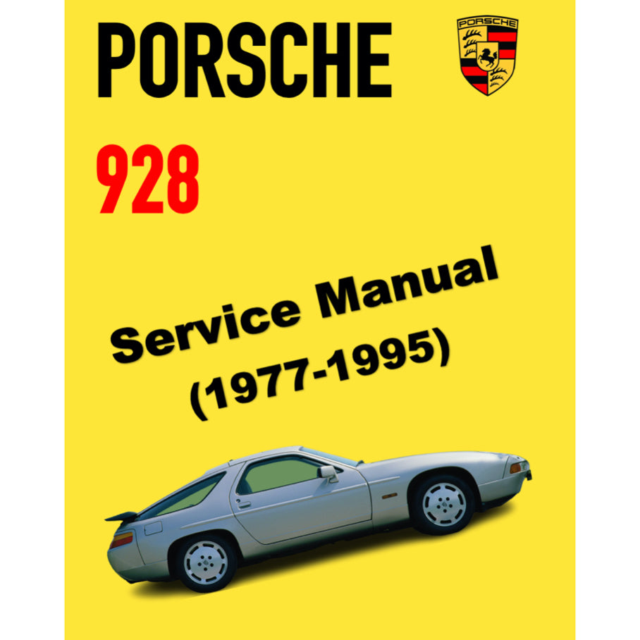 PORSCHE 928 (1977-1995) SERVICE WORKSHOP MANUAL + PARTS CATALOGUE