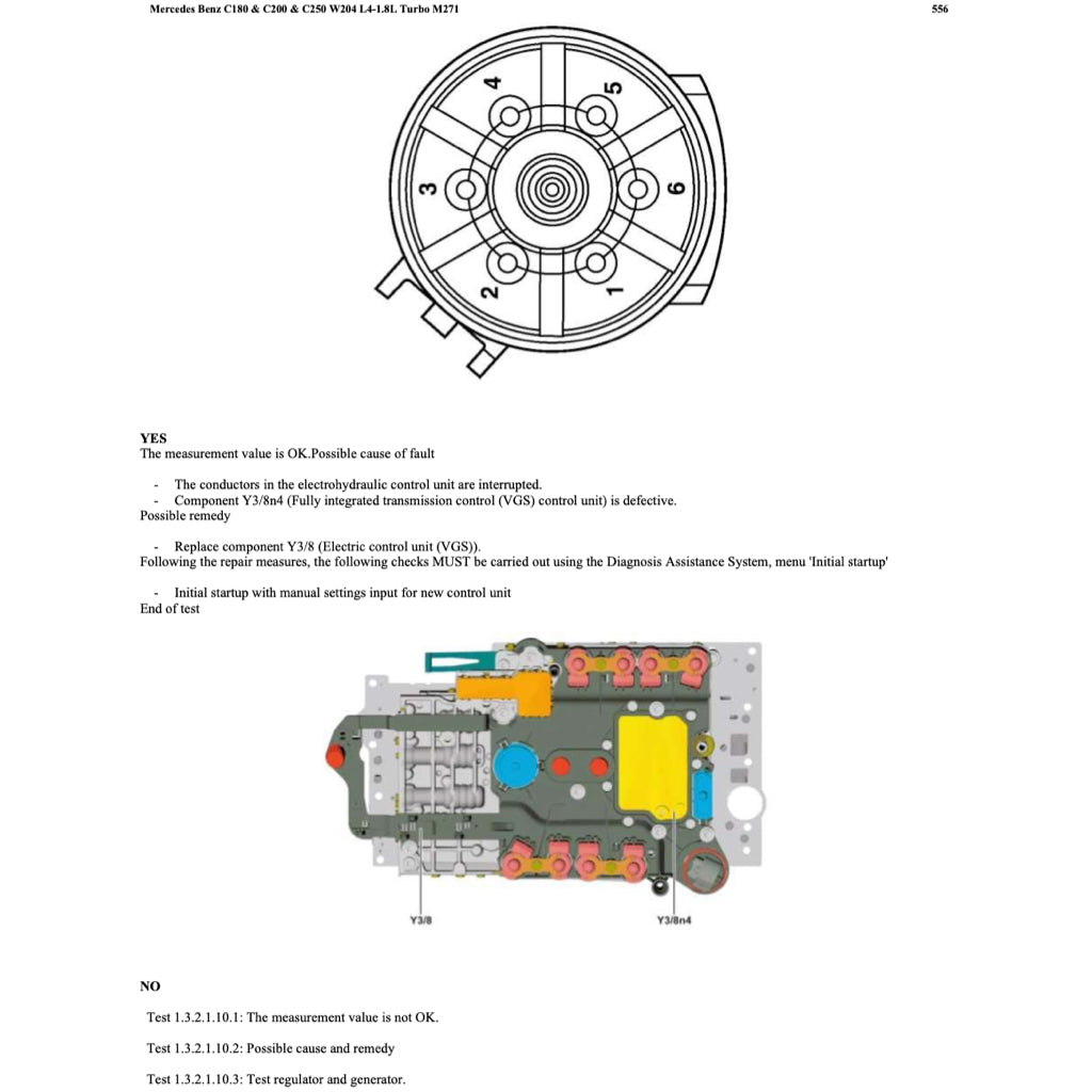 MERCEDES BENZ C-CLASS W204 M271 ENGINE (2007-2015) SERVICE WORKSHOP MANUAL - Image 9