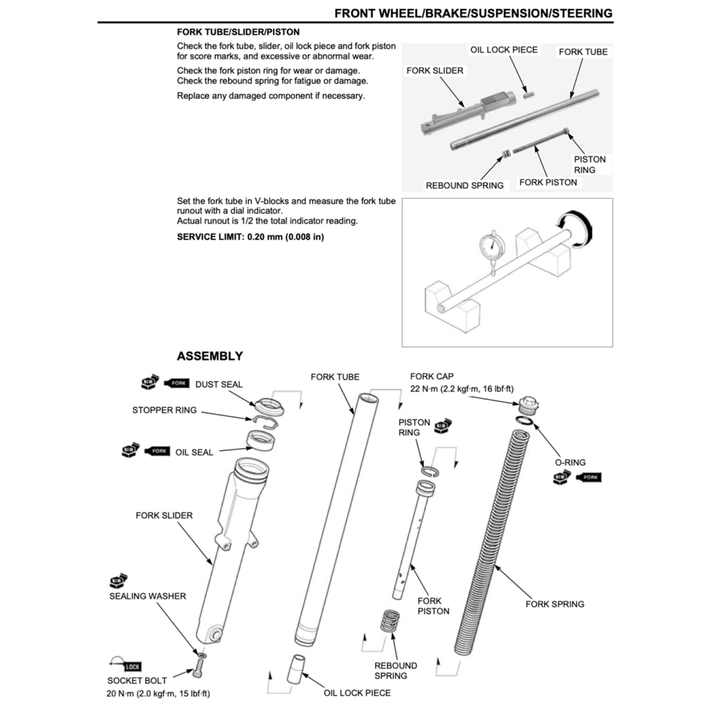 HONDA CGL125 WH-A (2006-2015) SERVICE WORKSHOP MANUAL + PARTS CATALOGUE - Image 8