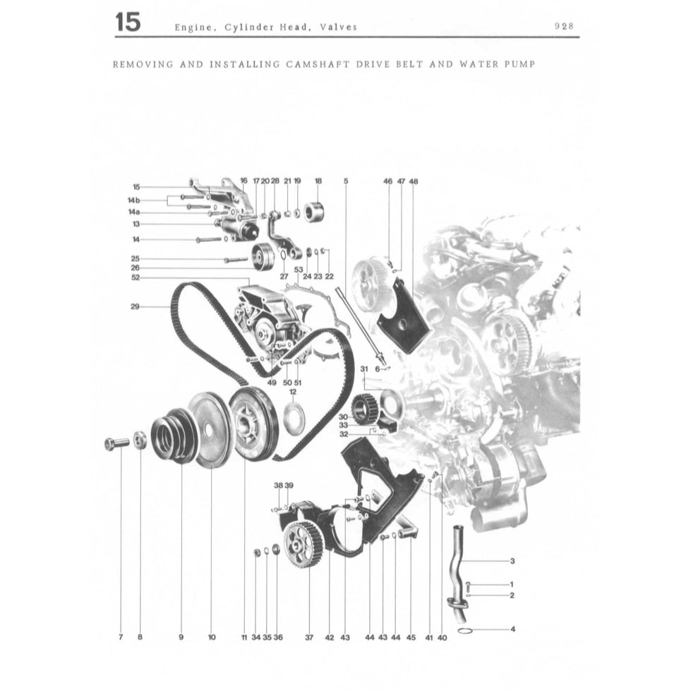 PORSCHE 928 (1977-1995) SERVICE WORKSHOP MANUAL + PARTS CATALOGUE - Image 4
