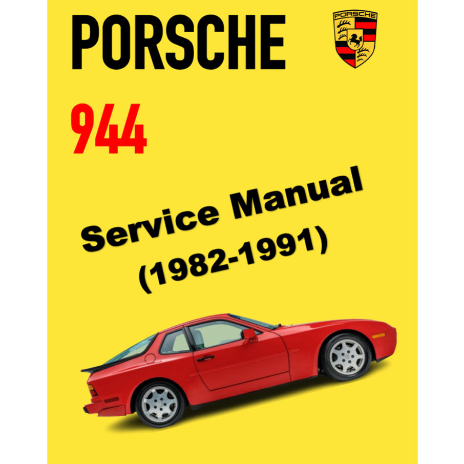 PORSCHE 944 (1982-1991) SERVICE WORKSHOP MANUAL + PARTS CATALOGUE - Image 2