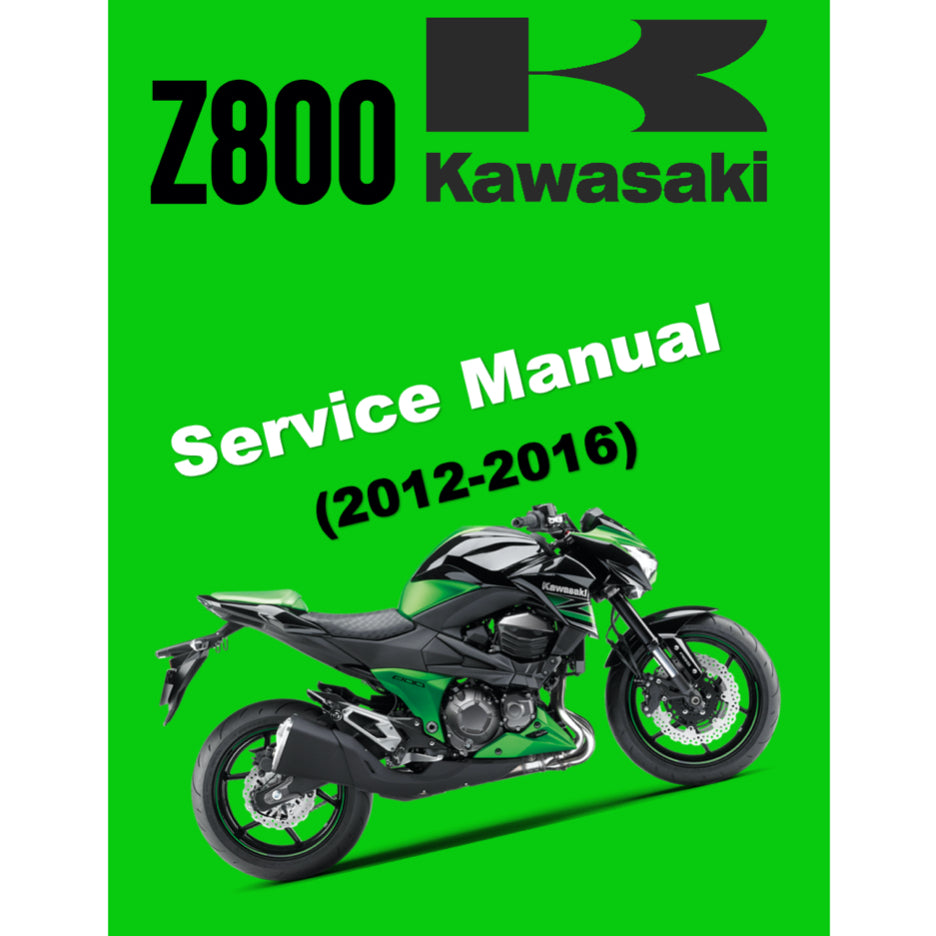 KAWASAKI Z800 (2012-2016) SERVICE WORKSHOP MANUAL + PARTS CATALOGUE + OWNER'S MANUAL - Image 2