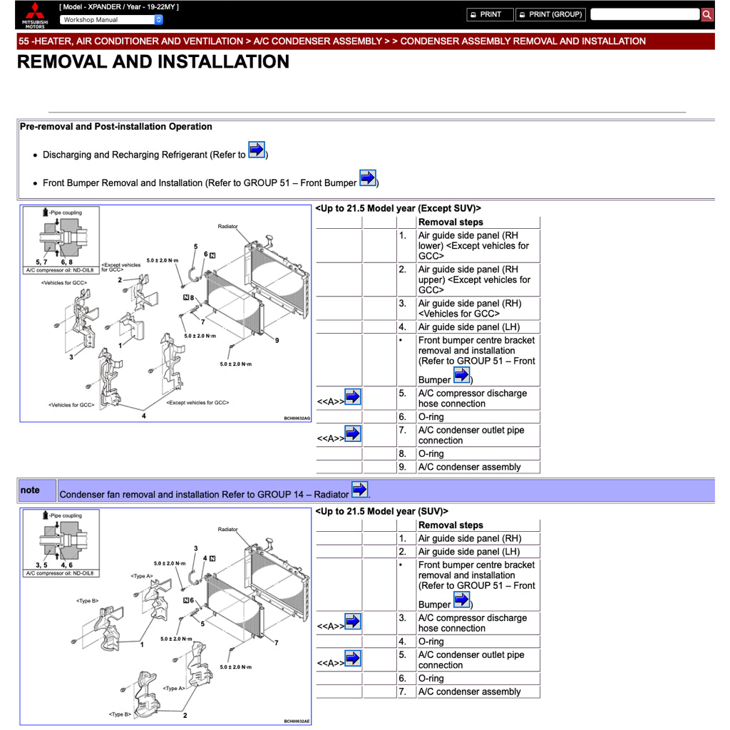 MITSUBISHI XPANDER NC (2019-2023) SERVICE WORKSHOP MANUAL - Image 4