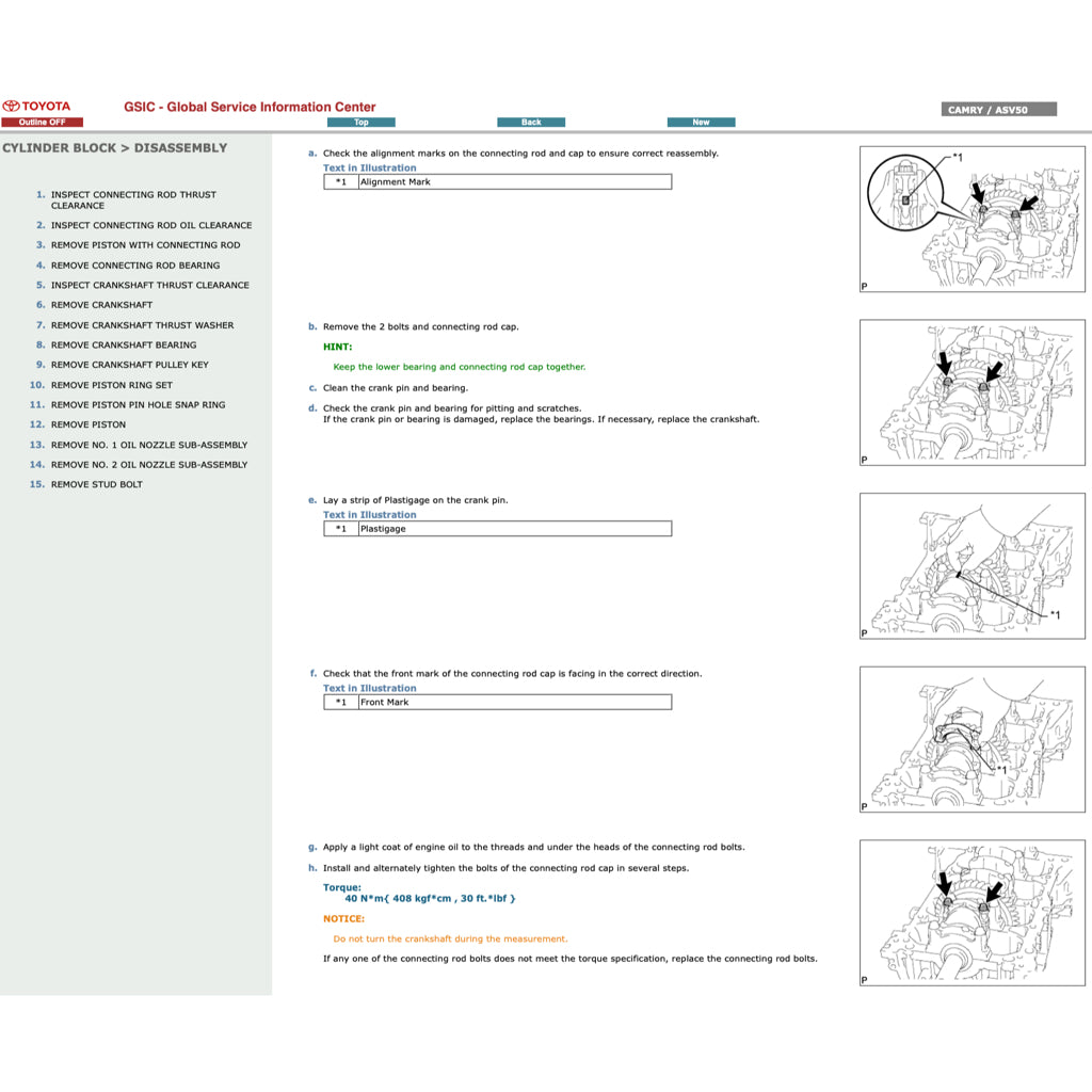 TOYOTA CAMRY ACV ASV 50/51 (2012-2017) ONLINE SERVICE WORKSHOP MANUAL - Image 5
