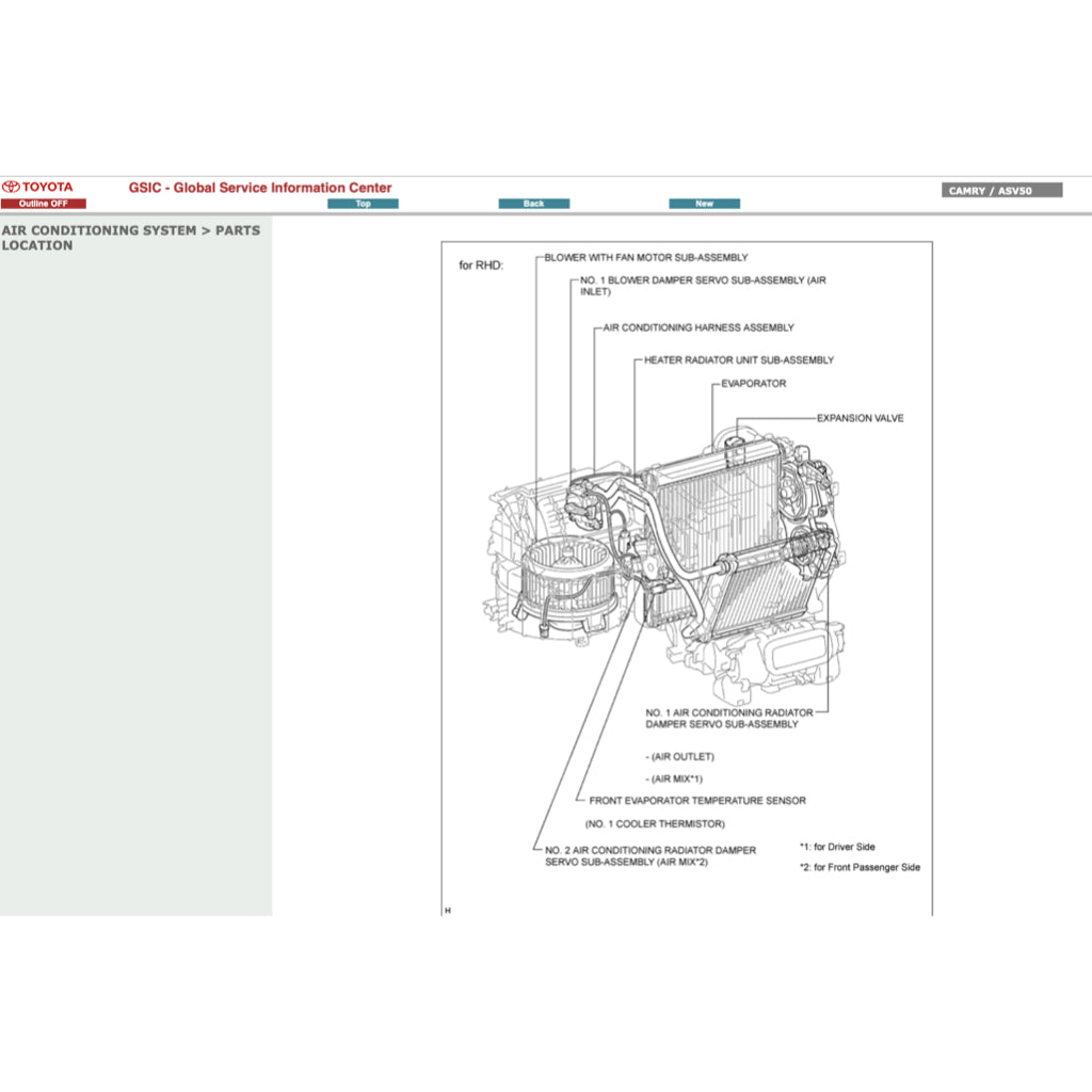 TOYOTA CAMRY ACV ASV 50/51 (2012-2017) ONLINE SERVICE WORKSHOP MANUAL - Image 6