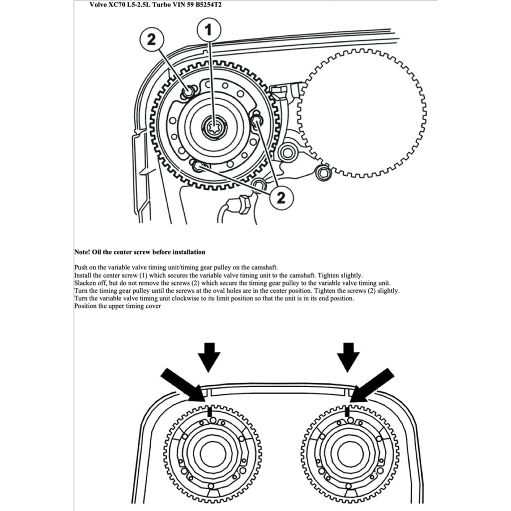 VOLVO V70 XC (2000-2007) SERVICE WORKSHOP MANUAL - Image 5