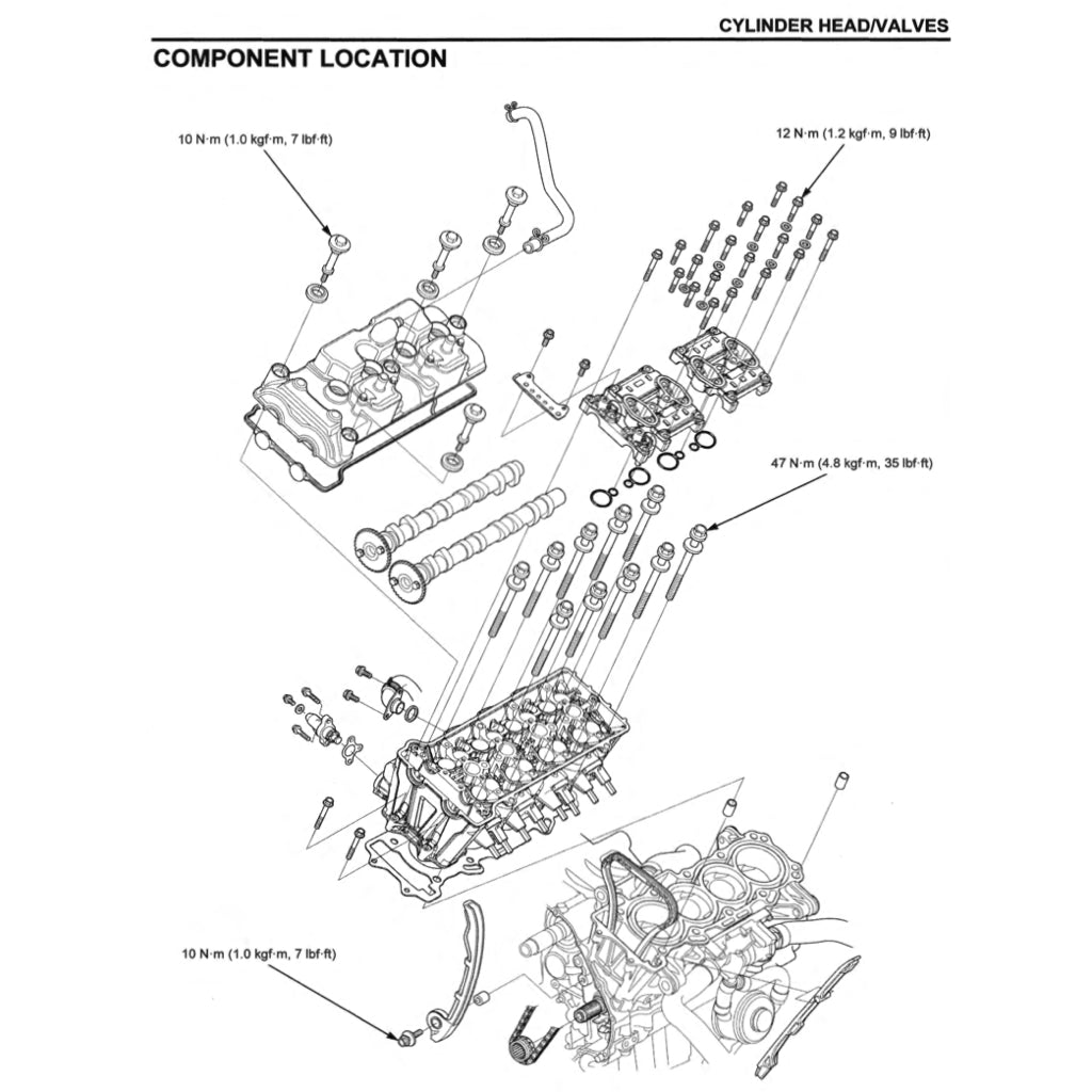 HONDA CB650R CB 650R RH01 (2019-2020) SERVICE WORKSHOP MANUAL + PARTS CATALOGUE + OWNER'S MANUAL - Image 7