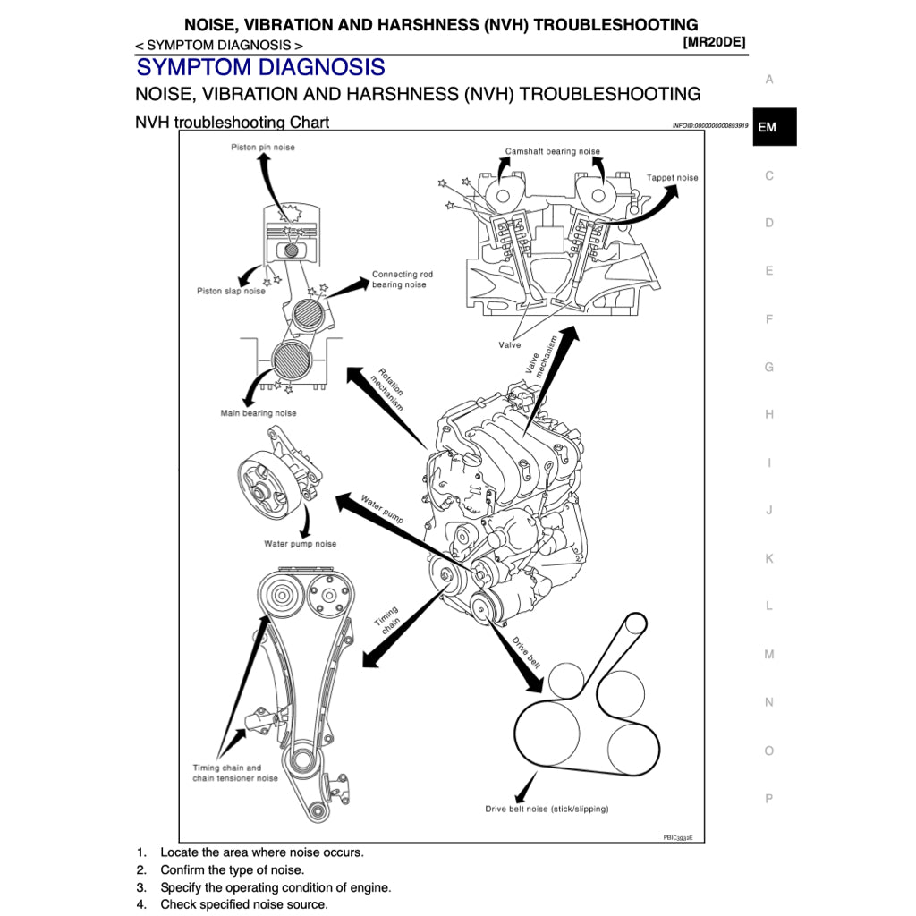 NISSAN DUALIS QASHQAI J10 (2006-2014) SERVICE WORKSHOP MANUAL - Image 4