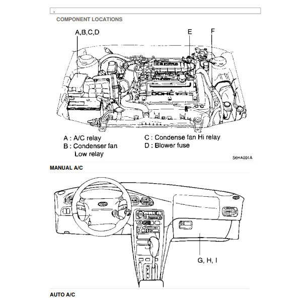 HYUNDAI SONATA Y3 (1993-1998) SERVICE WORKSHOP MANUAL - Image 8