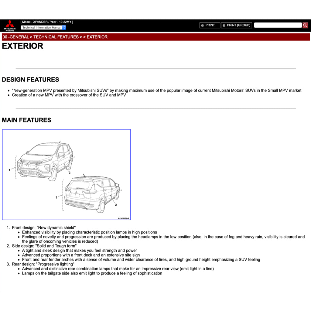 MITSUBISHI XPANDER NC (2019-2023) SERVICE WORKSHOP MANUAL - Image 10