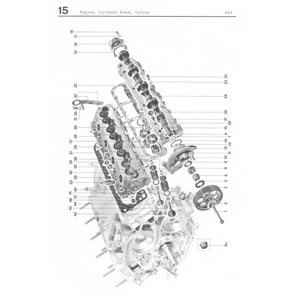 PORSCHE 928 (1977-1995) SERVICE WORKSHOP MANUAL + PARTS CATALOGUE - Image 5