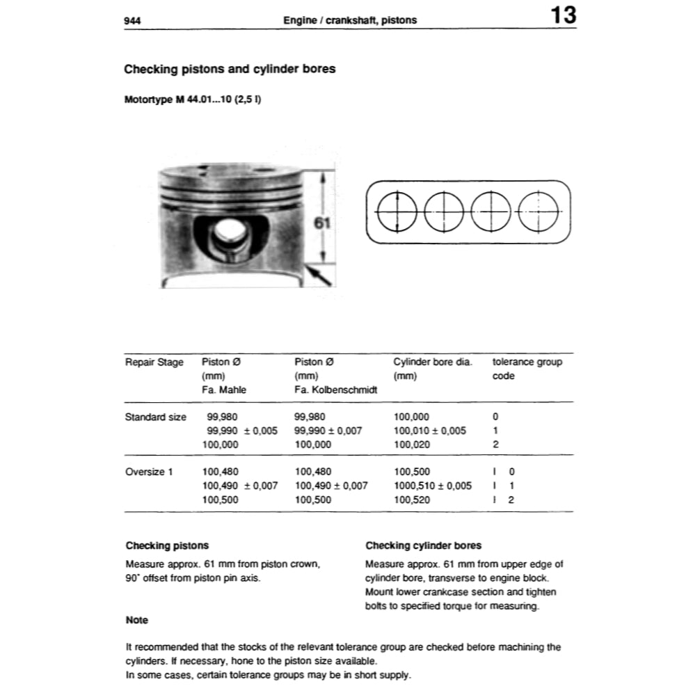 PORSCHE 944 (1982-1991) SERVICE WORKSHOP MANUAL + PARTS CATALOGUE - Image 7