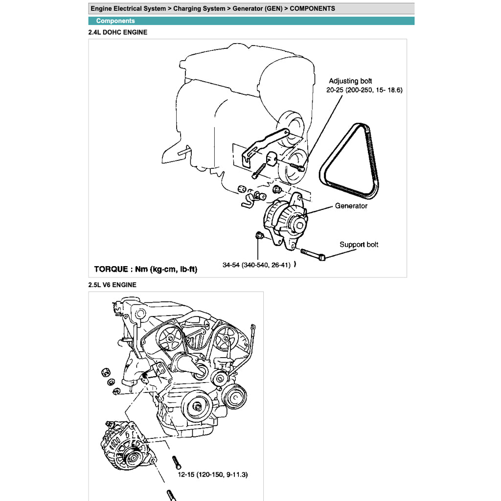 HYUNDAI SONATA EF (1998-2004) SERVICE WORKSHOP MANUAL - Image 5
