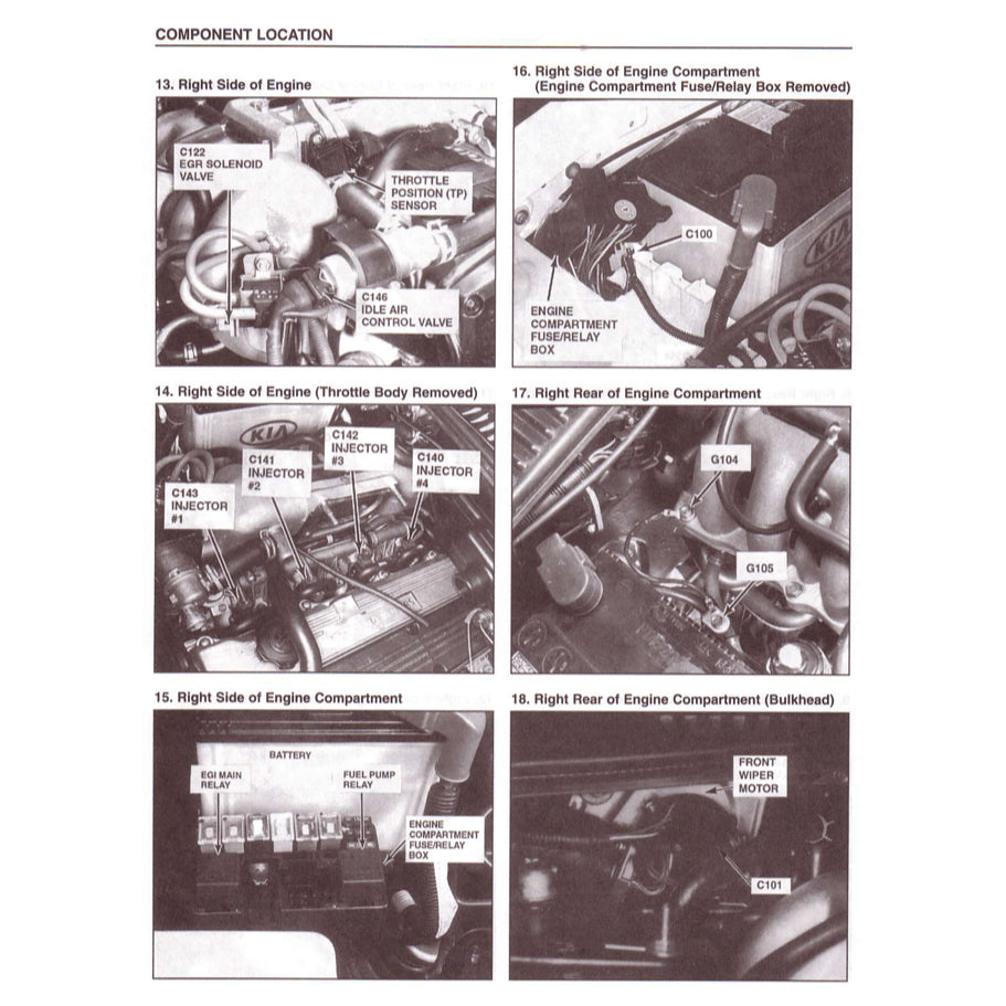 KIA SPORTAGE JA/NB (1996-2004) SERVICE WORKSHOP MANUAL - Image 10
