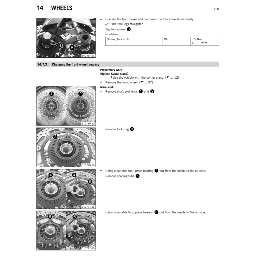 KTM 1190 ADVENTURE (2014-2015) SERVICE WORKSHOP MANUAL + PARTS CATALOGUE + OWNER'S MANUAL - Image 9